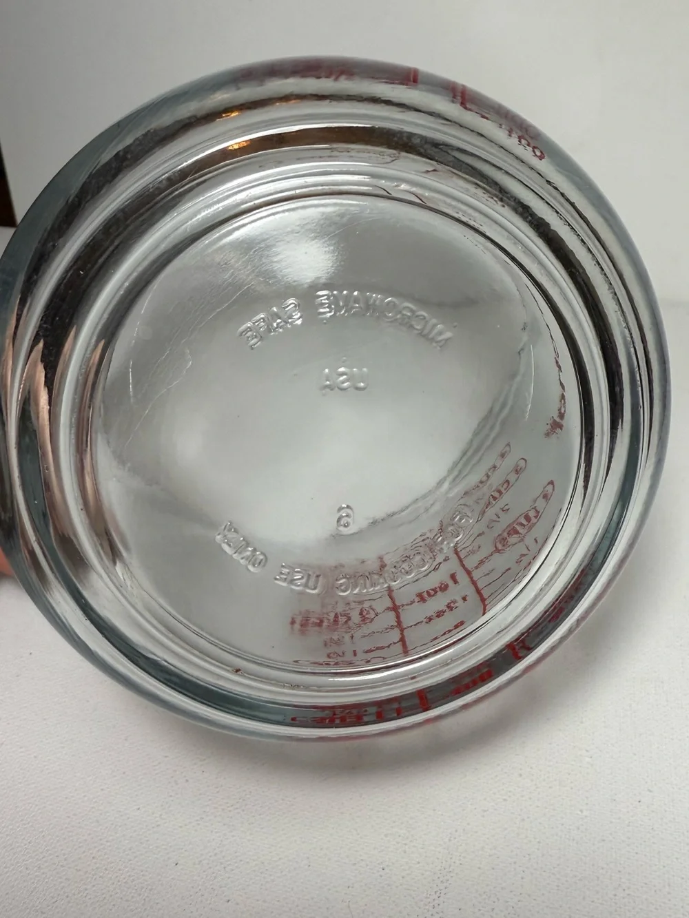 4 cup MEASURING CUP Clear Glass 32oz quart liter mL bowl Anchor Hocking 55178OL9